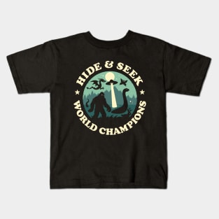 Hide and Seek World Champions Kids T-Shirt